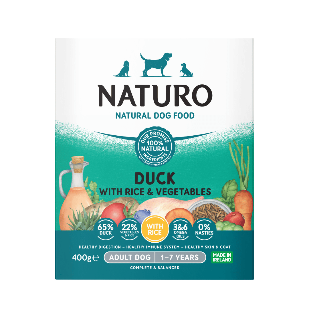 Naturo Adult Dog Duck with Rice and Vegetables 7 x 400g