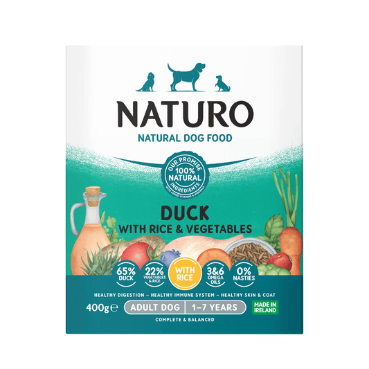 Naturo Adult Dog Duck with Rice and Vegetables 7 x 400g