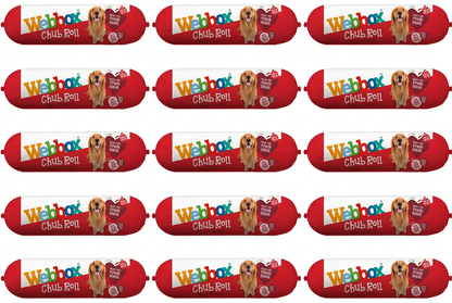 15 Webbox Beef Chub rolls