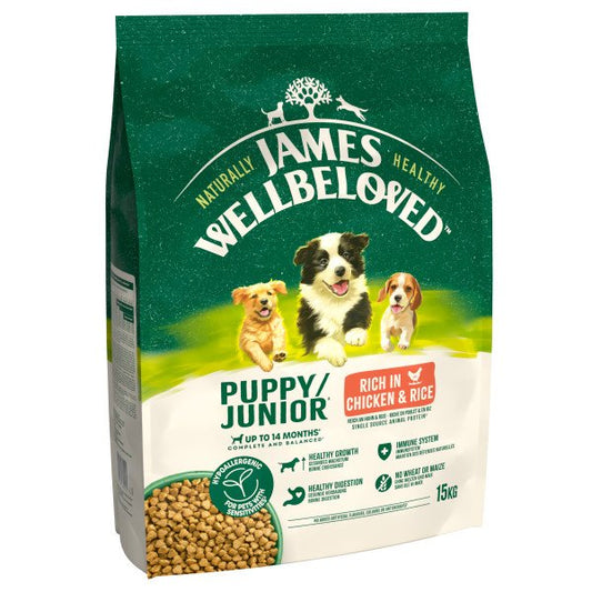 James Wellbeloved Chicken & Rice Puppy Food