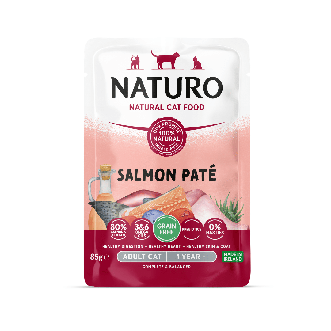 Naturo Adult Cat Pouch Salmon Pate 85g - Case of 12