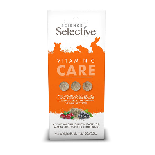 Selective Small Animal Treats - Vitamin C Care 100g - Case of 4