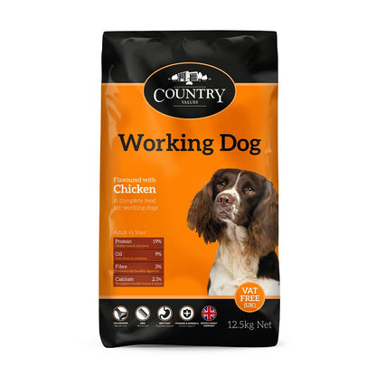 Burgess Country Value Working Chicken 12.5kg - Free P&P - Buy 2 Save 5%