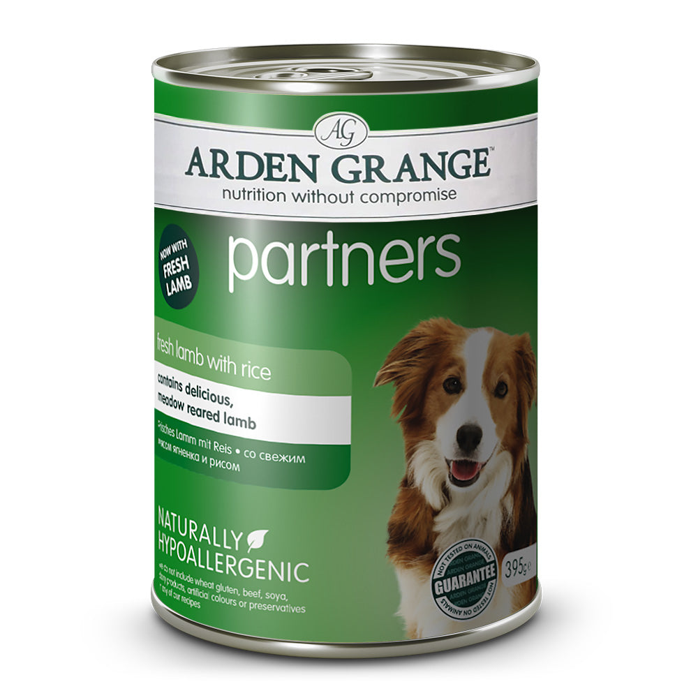 Arden Grange Partners Cans - Lamb Rice & Veg 24 x 395g