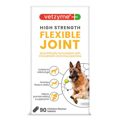 Vetzyme High Strength Flexible Joint Tablets 90 tablet