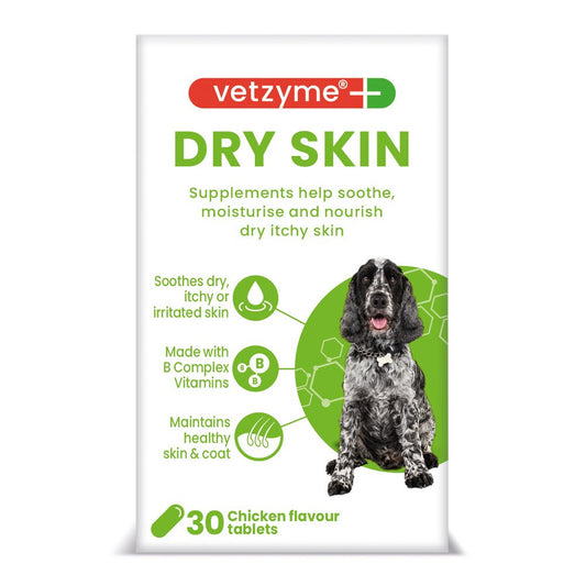 Vetzyme Dry Skin Tablets 30 Tablets