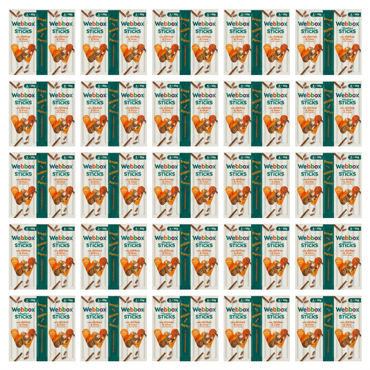 25 Webbox Chicken & Liver packs