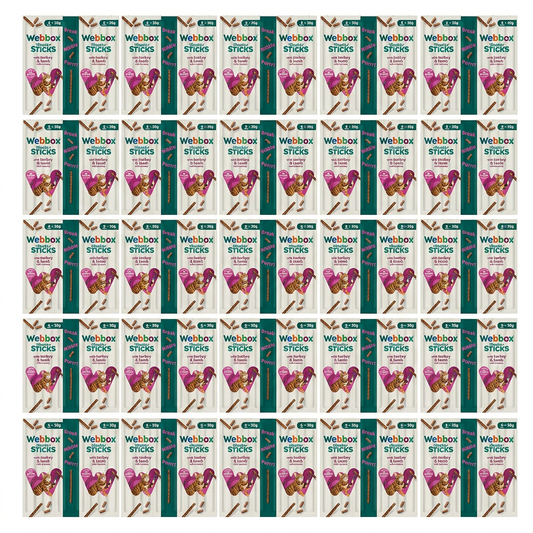 25 Webbox Turkey & Lamb packs