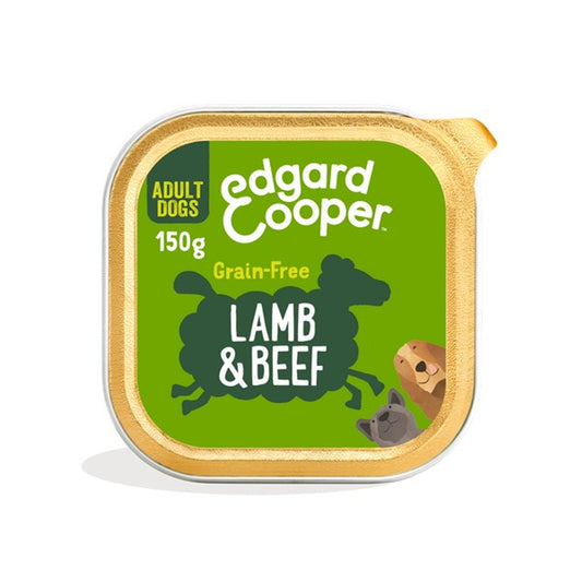 Edgard & Cooper Wet Cup for Dogs in Lamb & Beef 11 x 150g