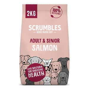 Scrumbles Dry Dog Food Adult Salmon