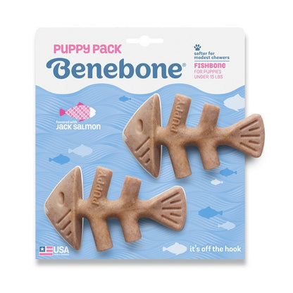 Benebone Puppy Two Pack Fishbone