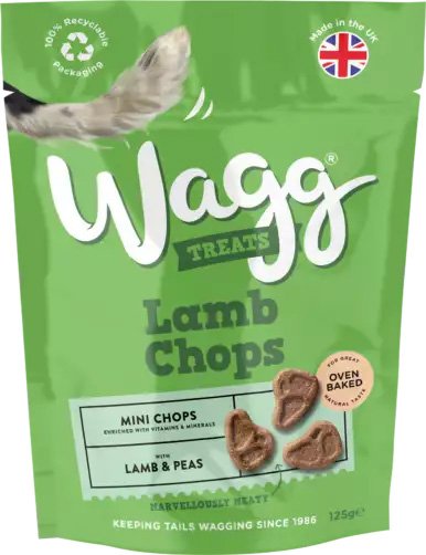 Wagg Dog Treats Lamb Chops 125g - Pack of 7