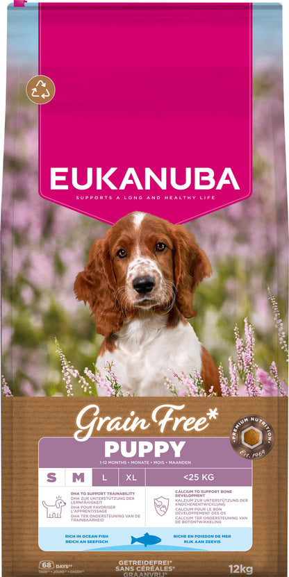 Eukanuba Puppy Grain Free Ocean Fish Small / Medium