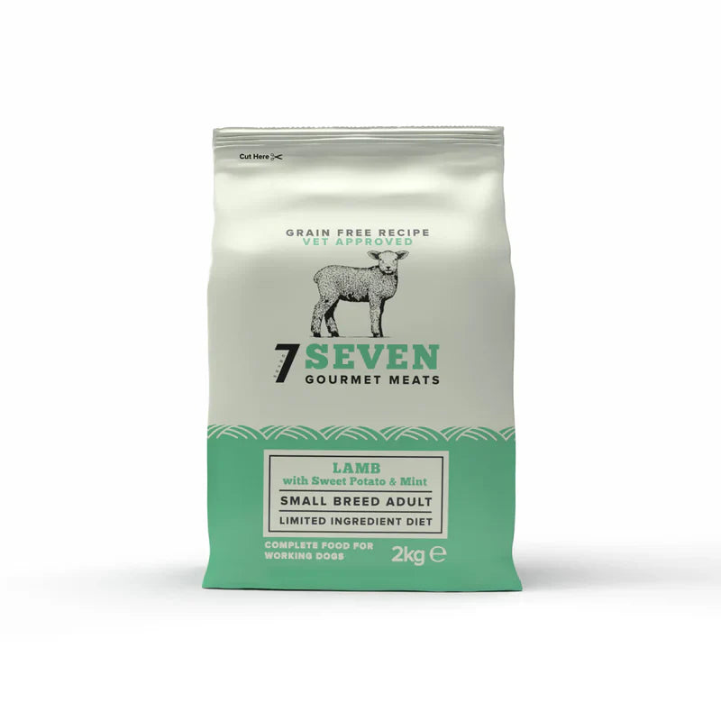 Seven Dog - Adult Small Breed Lamb with Mint Grain Free 2kg