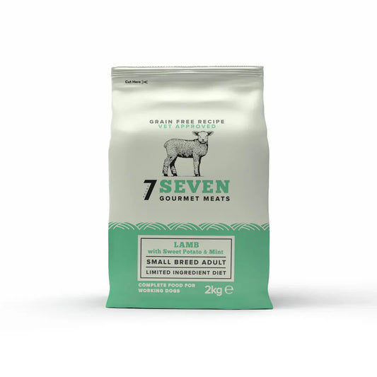 Seven Dog - Adult Small Breed Lamb with Mint Grain Free 2kg