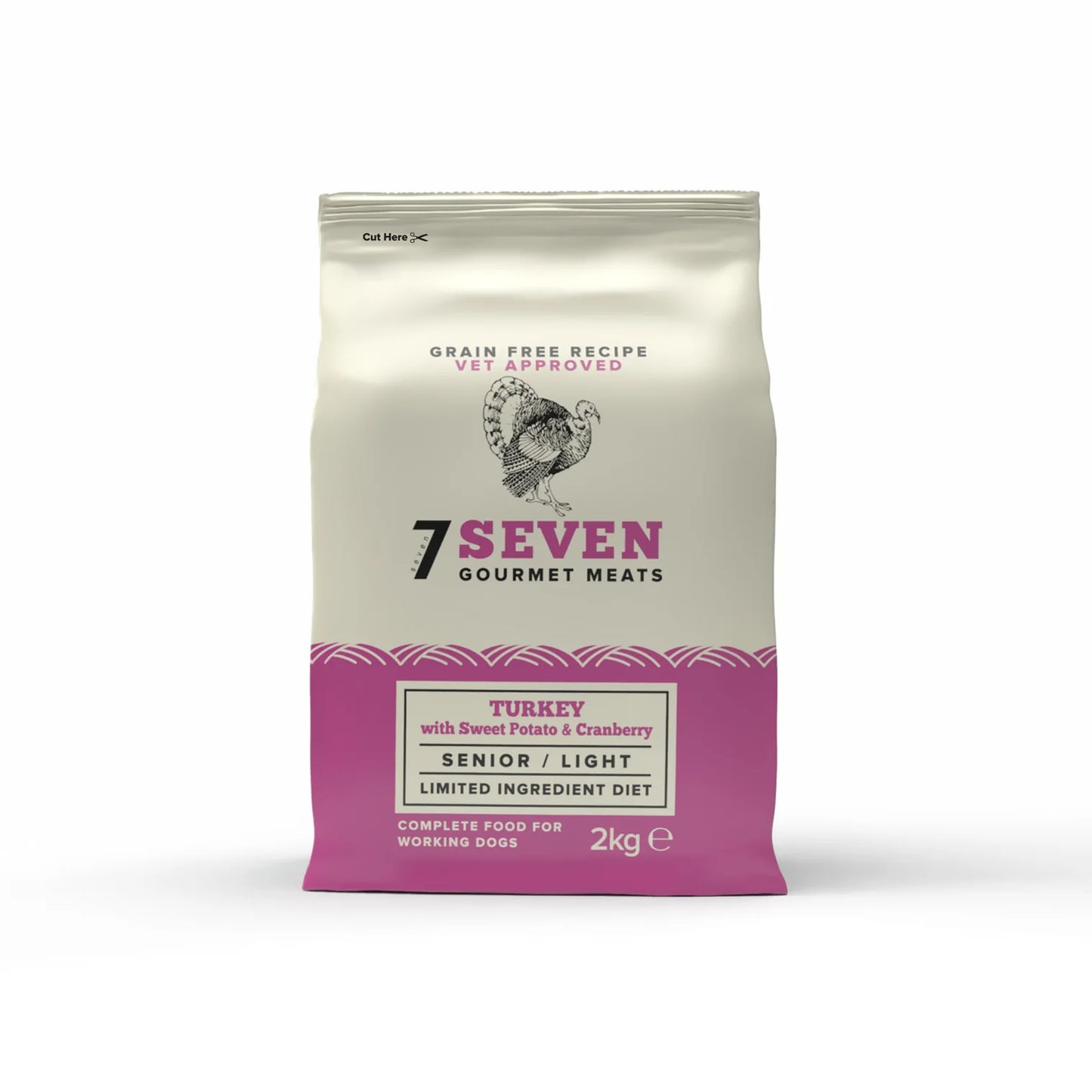 Seven Dog - Senior / Light Turkey with Sweet Potato & Cranberry Grain Free