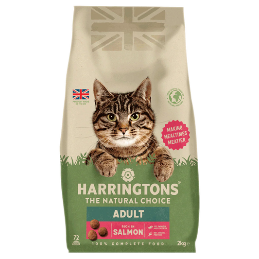 Harringtons Complete Adult Salmon Dry Cat Food 2kg