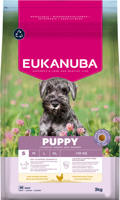 Eukanuba Puppy Small Breed Chicken 3kg