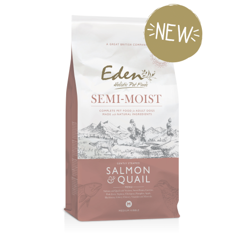 Eden Semi-Moist Salmon & Quail Medium Kibble 10kg