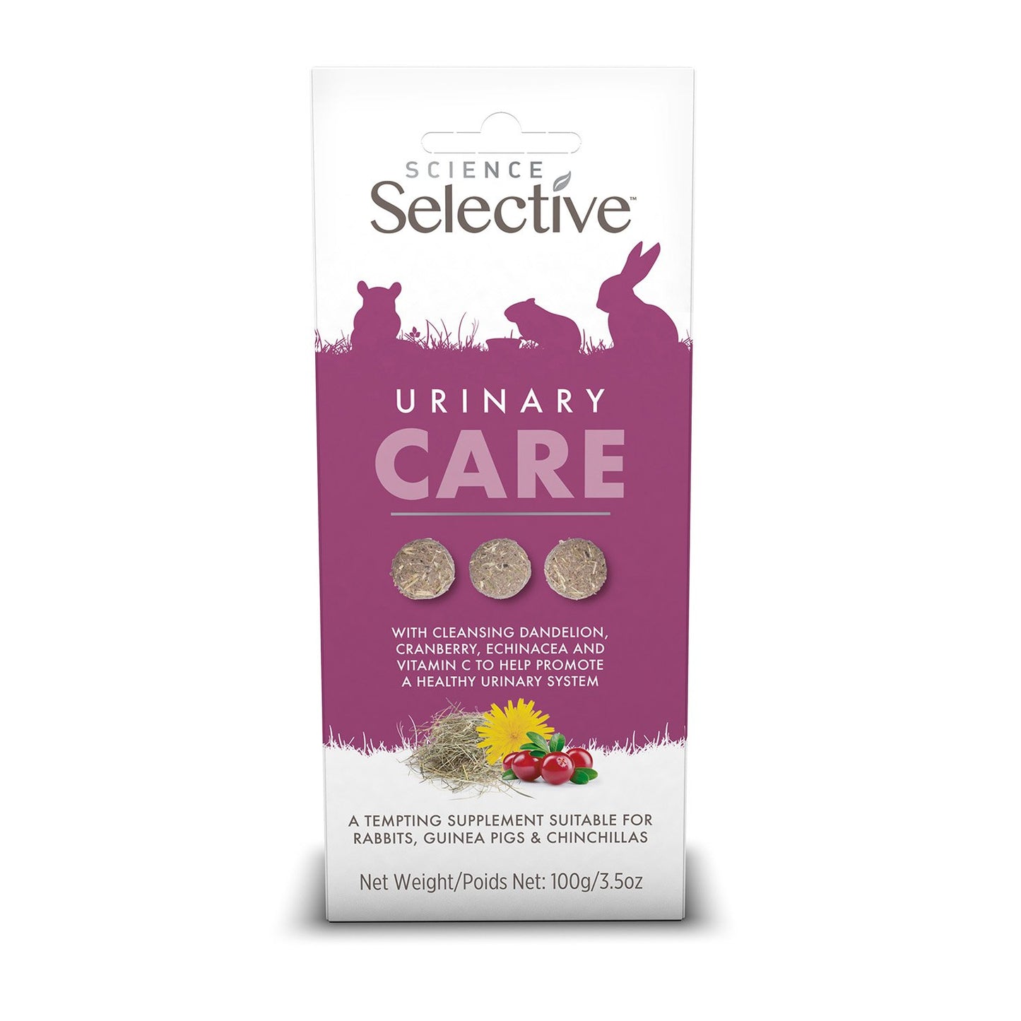 Selective Small Animal Treats - Urinary Care 100g - Case of 4