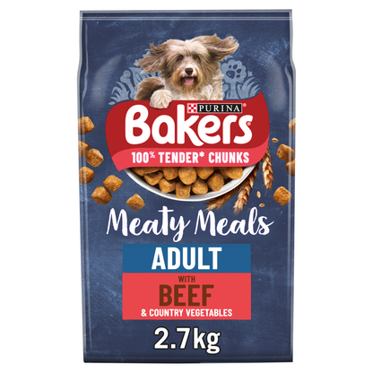 Bakers Complete Meaty Meals Beef 2.7kg