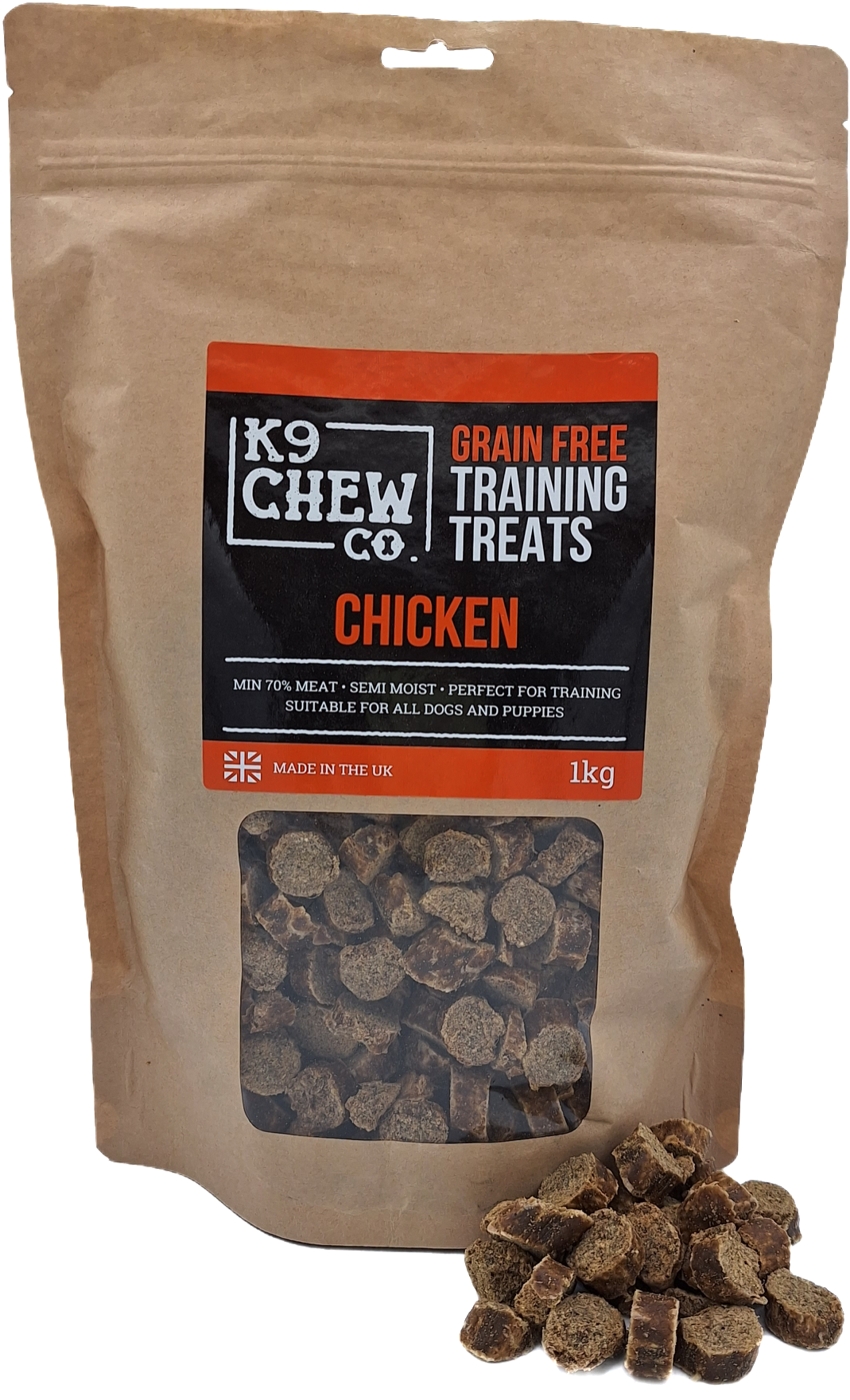 K9 Chew Co. Grain Free Chicken Training Treats 1kg