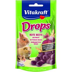 Vitakraft Small Animal Beetroot Drops 75g - Case of 9