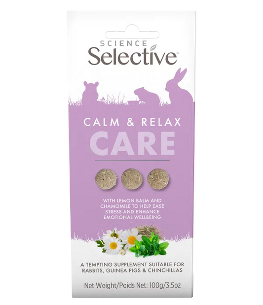 Selective Small Animal Treats - Calm & Relax 100g - Case of 4