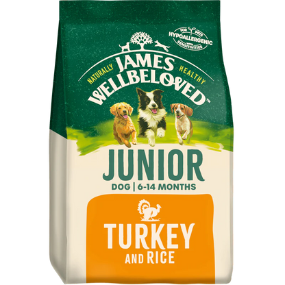 James Wellbeloved Turkey & Rice Junior