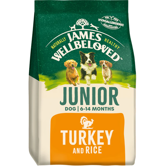 James Wellbeloved Turkey & Rice Junior