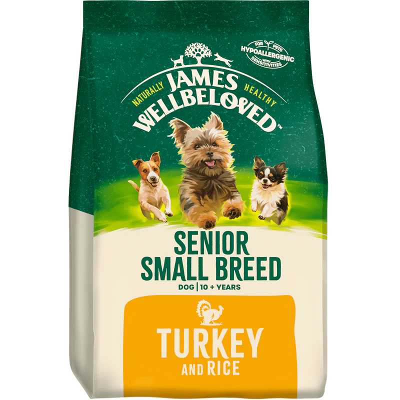 James Wellbeloved Turkey & Rice Senior Small Breed