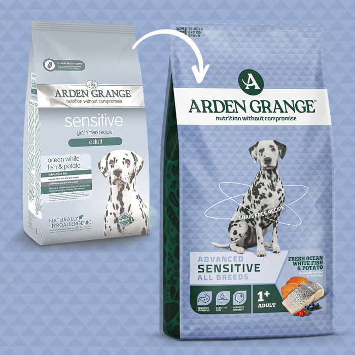 Arden Grange Sensitive Adult Grainfree Ocean White Fish & Potato