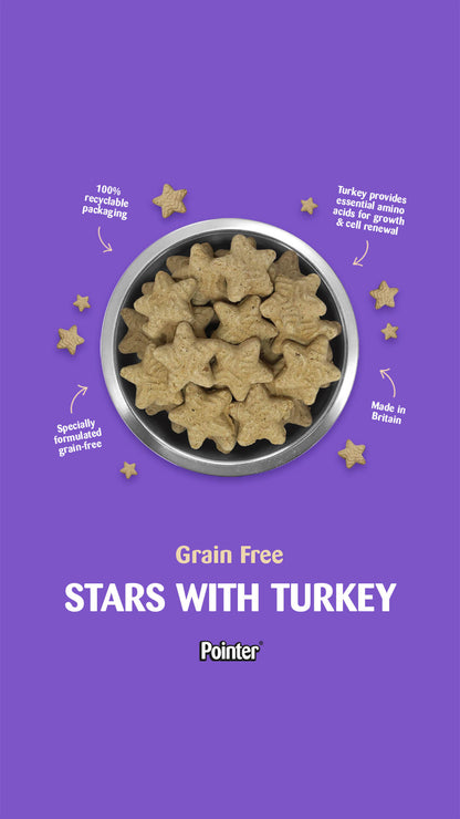 Pointer Grain Free Stars With Turkey 10kg