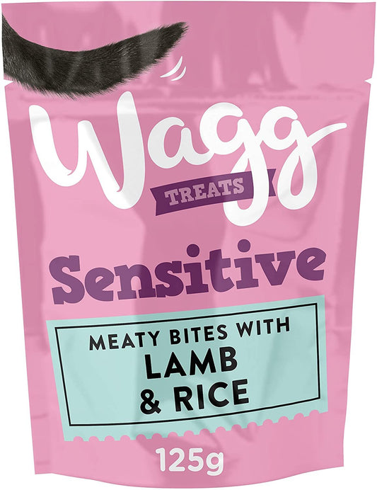 Wagg Treats Sensitive - Lamb & Rice 125g - Pack of 7