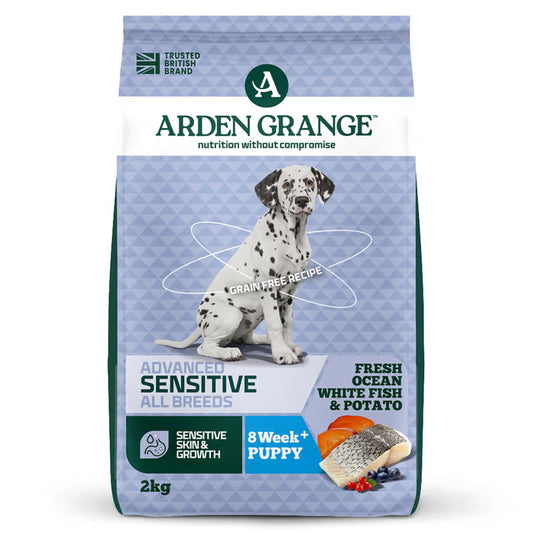 Arden Grange Sensitive Puppy/Junior Grainfree Ocean White Fish & Potato