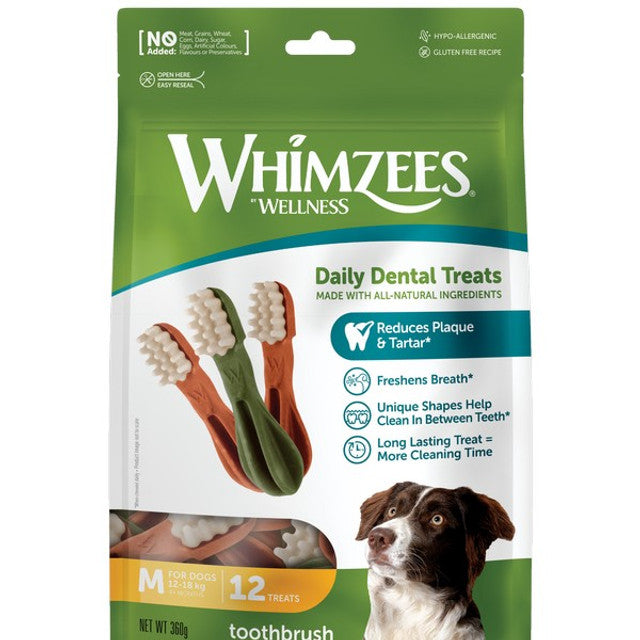 Whimzees by Wellness Daily Dental Toothbrush