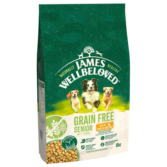 James Wellbeloved Senior Dog Grain-Free - Turkey 10kg
