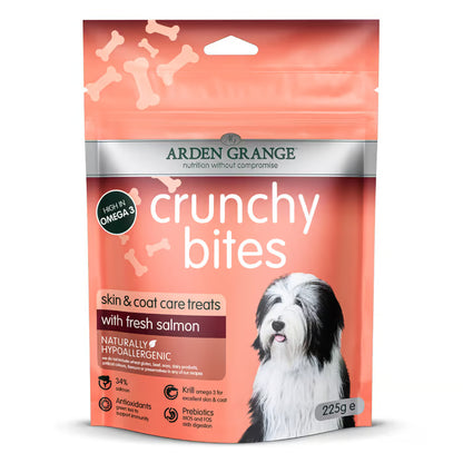 Arden Grange Crunchy Bites With fresh salmon 225g - Case of 10