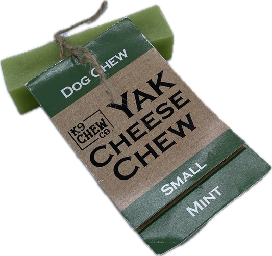 K9 Chew Co. Yak Cheese Chew MINT Small - Case of 5