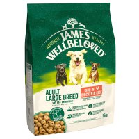 James Wellbeloved Dog Adult Large Breed Chicken & Rice 15kg -  Free P&P