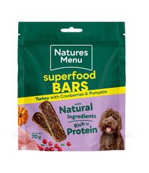 Country Hunter Superfood Food Bar Turkey 70g - Case of 9