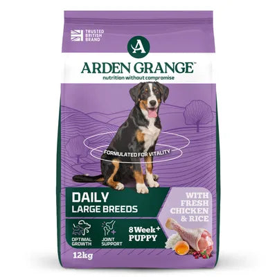 Arden Grange Large Breed Puppy/Junior With fresh chicken & rice