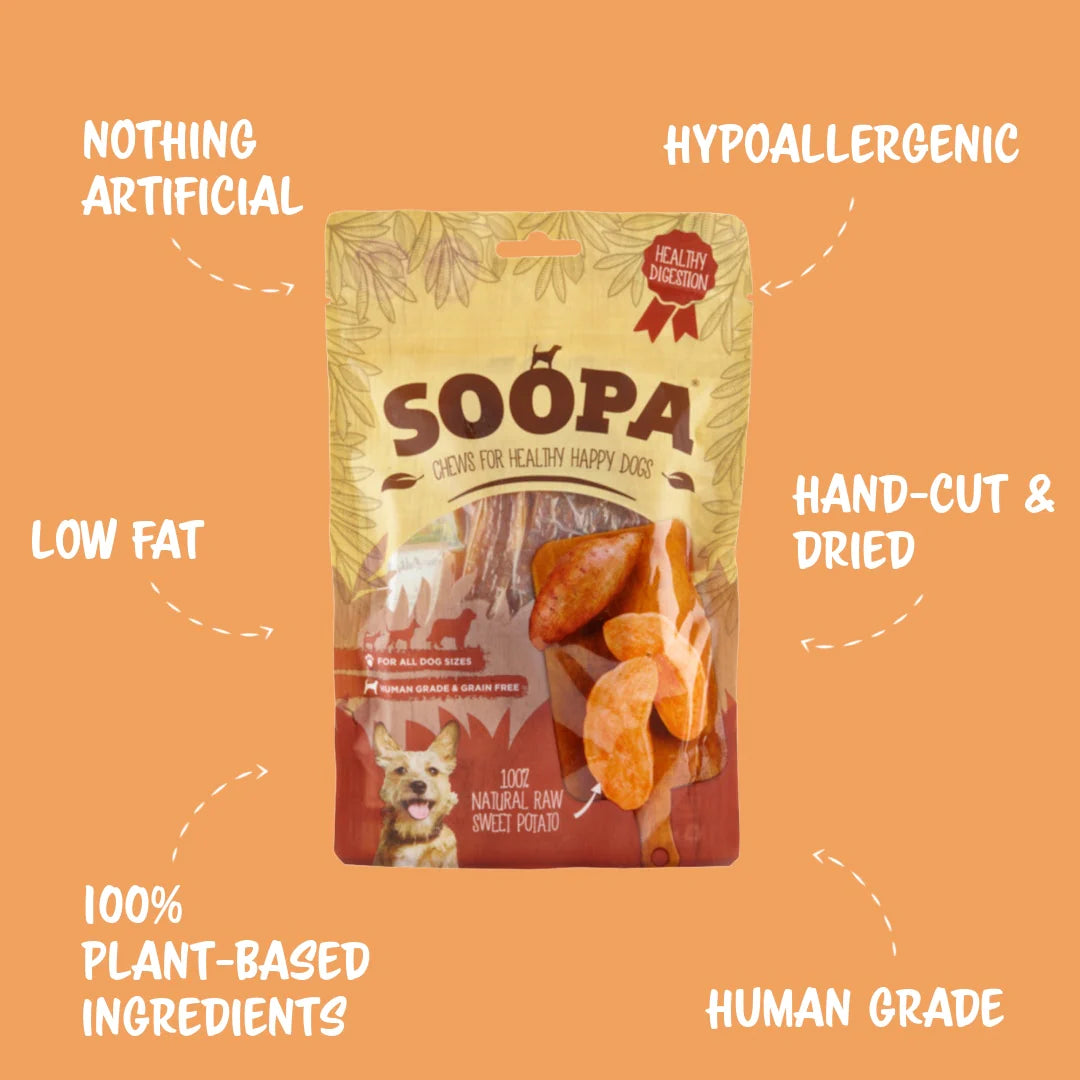 Soopa Natural Sweet Potato Chews 100g