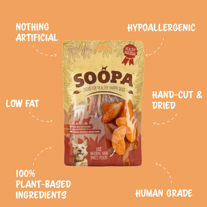 Soopa Natural Sweet Potato Chews 100g