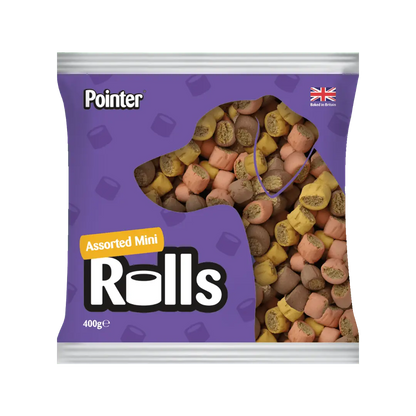 Pointer Assorted Mini Rolls 400g (Case of 6)