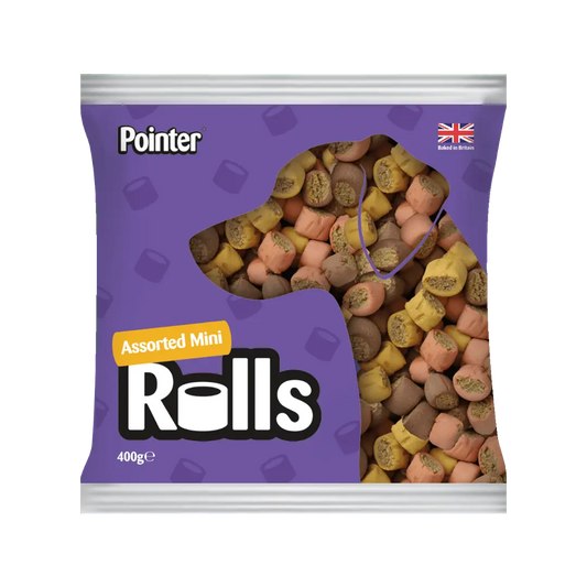 Pointer Assorted Mini Rolls 400g (Case of 6)