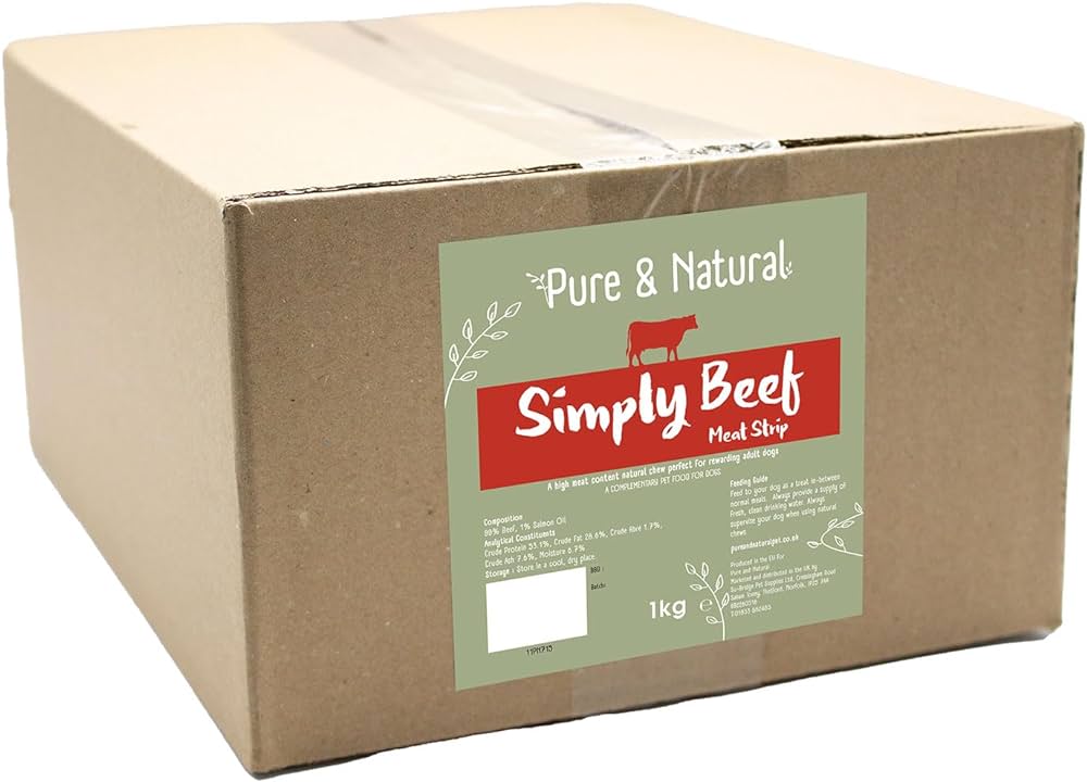 Pure & Natural PN715 Meat Strips Beef 1kg