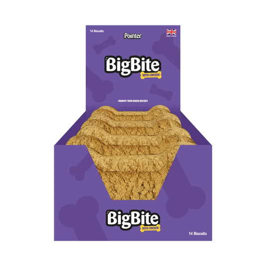 Pointer Big Bite Bones Chicken Bone 100g - Case of 14