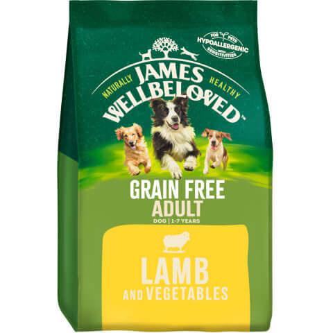 James Wellbeloved Lamb & Veg Adult Grain Free 10kg