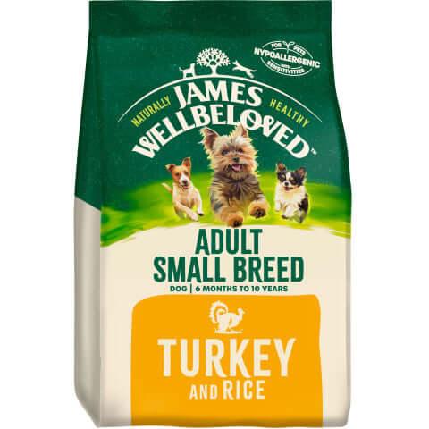 James Wellbeloved Turkey & Rice Small Breed Adult